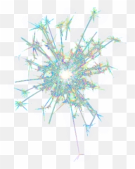 Spark Sparkler Fireworks Holo Holographic Fire Fireball - Symmetry Png,Fire Sparks Png