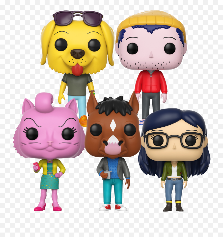 Download Hd Horsinu0027 Around Pop Vinyl Bundle - Bojack Princess Carolyn Funko Pop Png,Bojack Png