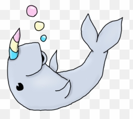 Download Pan Narwhal - Redbubble Full Size Png Image Pngkit Cartoon,Narwhal Png
