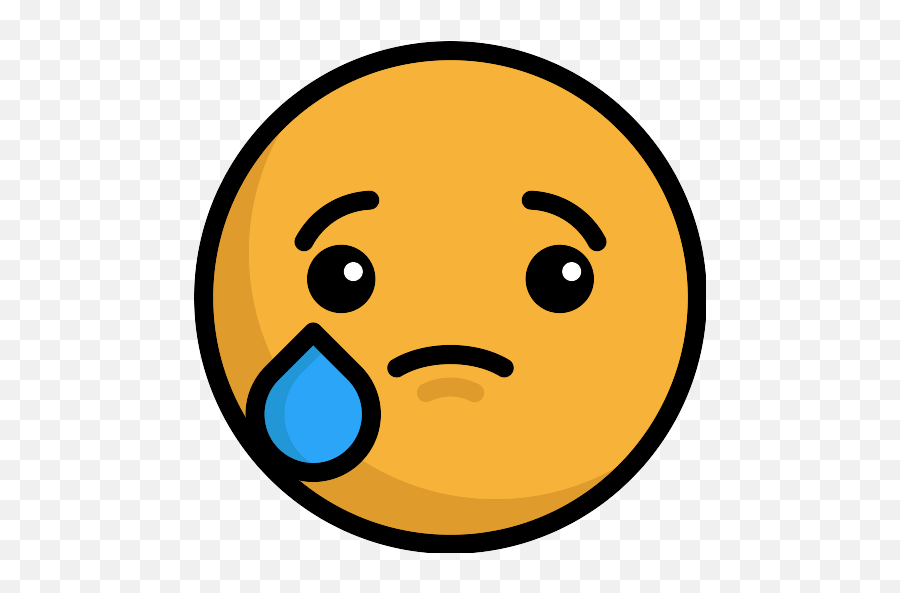 Crying Emoji Png Icon 7 - Png Repo Free Png Icons Icon,Crying Face Emoji Png