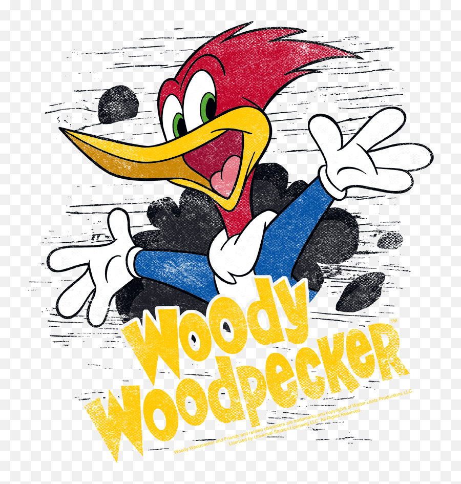 Woody Woodpecker Through The Tree Youth - Woody The Woodpecker Png,Woody Woodpecker Png
