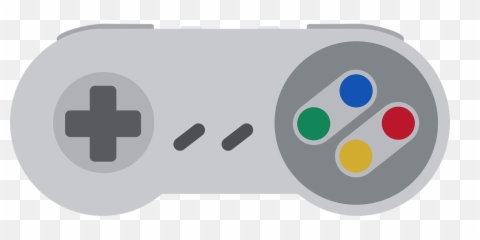 Snes Nes Super Nintendo - Controller Png Draw