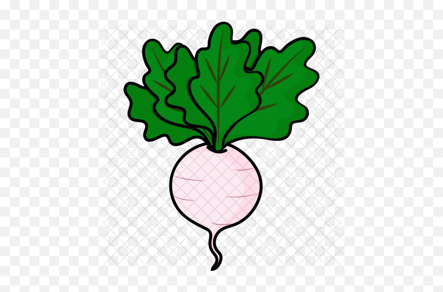Radish Icon Of Colored Outline Style - Clip Art Png,Radish Png
