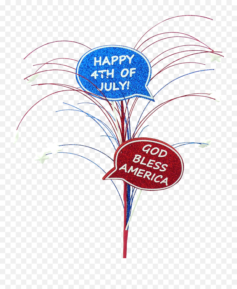 Happy 4th Of July Spray - Drawing Png,Happy 4th Of July Png