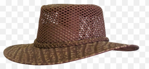 Genuine Buffalo Leather Safari Hat With Mesh Ventilation Safarisuppliesthis Game Hide And Is Handmade In South - Africa Using The Best Cowboy Hat Png,Safari Hat Png