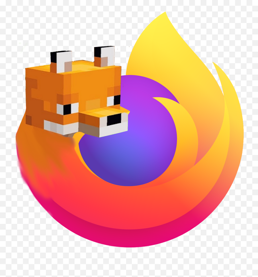 Minecraft Firefox - Circle Png,Firefox Logo Png