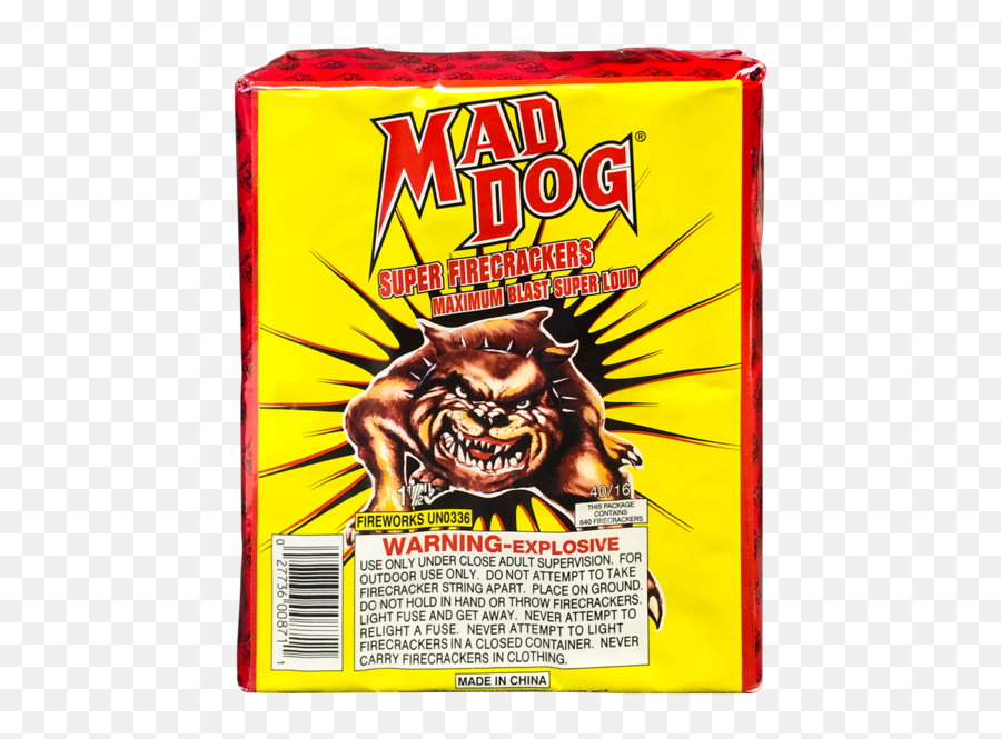 Mad Dog Firecrackers 20100 - Tnt Fireworks Png,Mad Dog Png