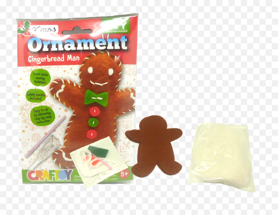 Download Ornament Craft Kit Gingerbread Man - Gingerbread Gingerbread Png,Gingerbread Man Png