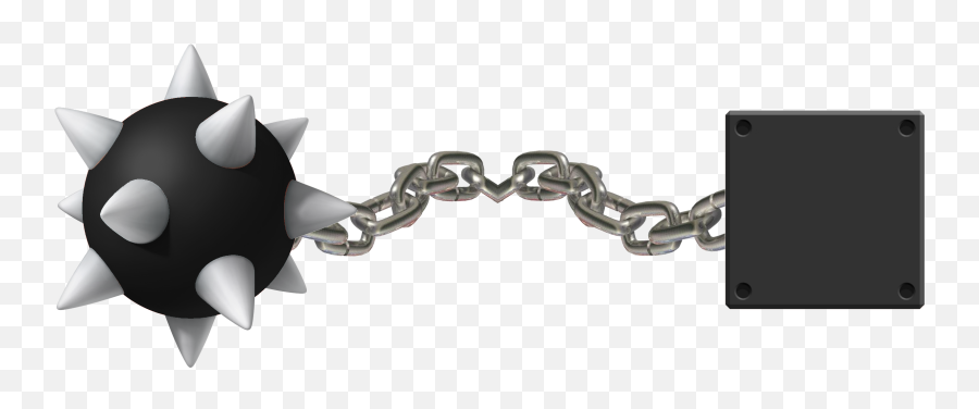 Ball N Chain - Solid Png,Ball And Chain Png