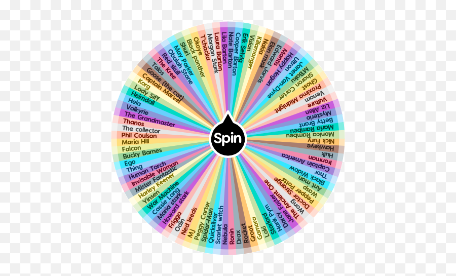 What Marvel Character Are You Spin The Wheel App - Roblox Piggy Spin The Wheel Png,Pepper Potts Png