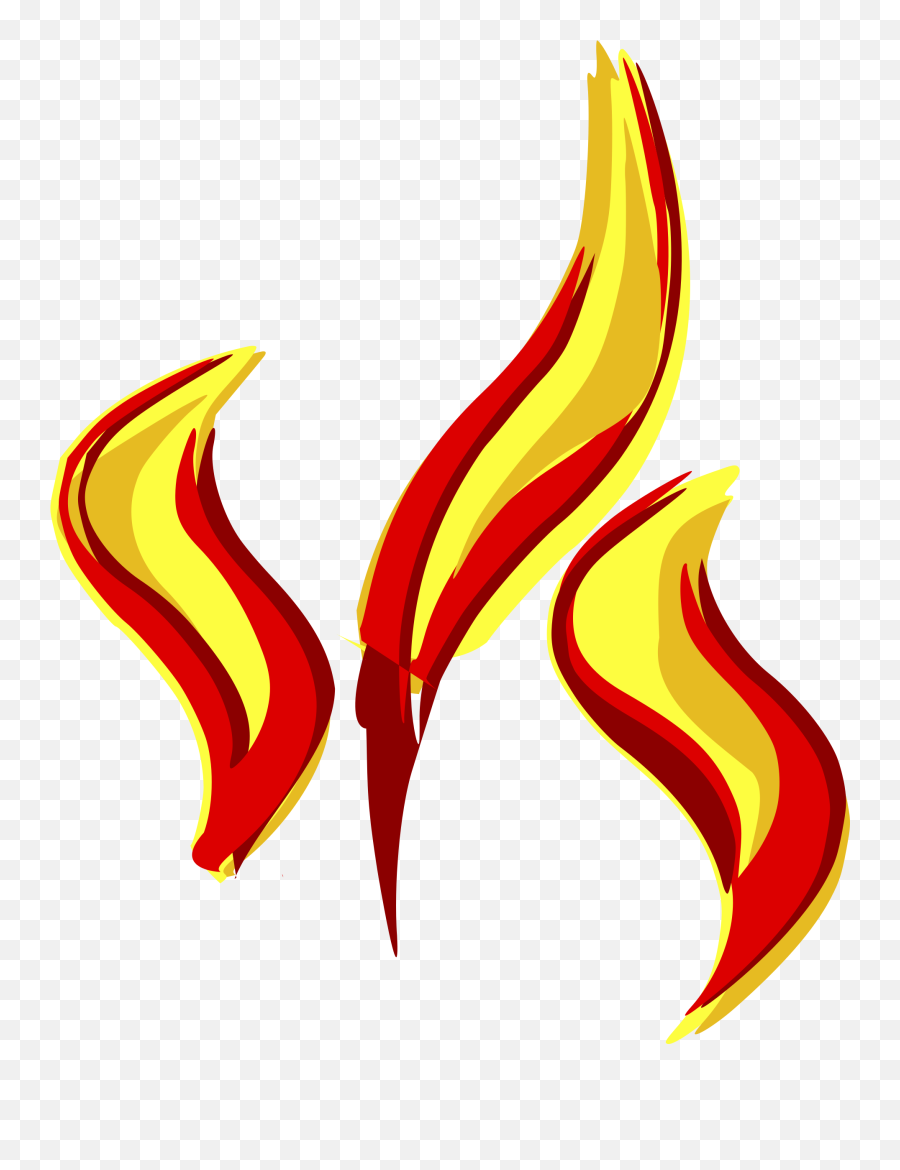 Transparent Cartoon Flames - Holy Spirit Pentecost Png,Flame Border Png