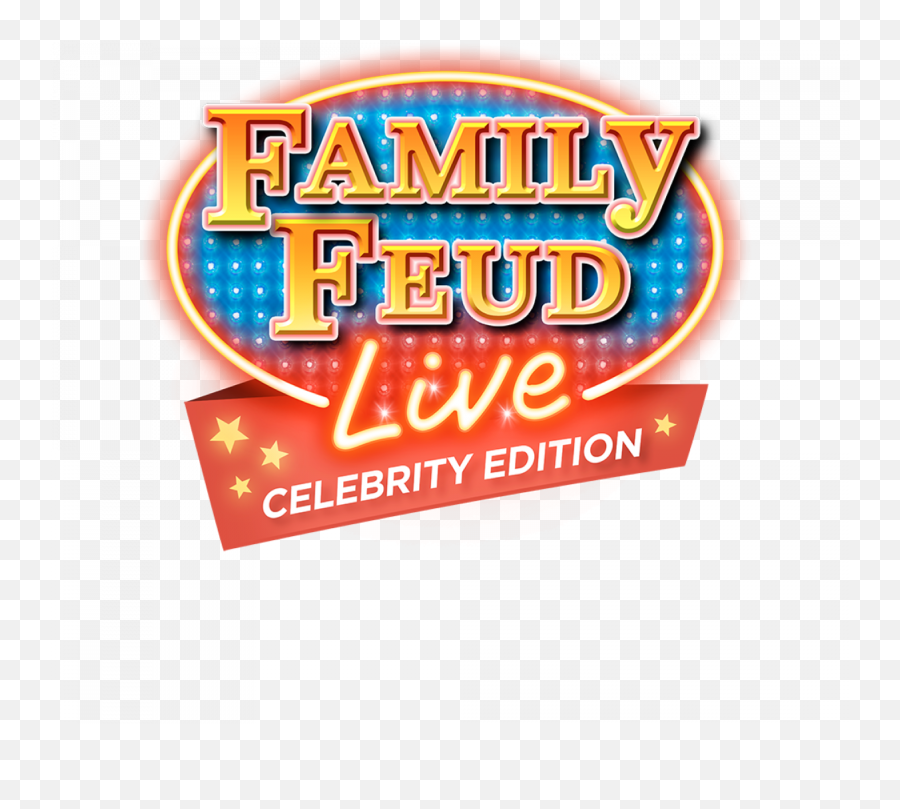 Game Show Heads To Casino Hotel - Family Feud Live Celebrity Edition Png,Family Feud Logo Transparent