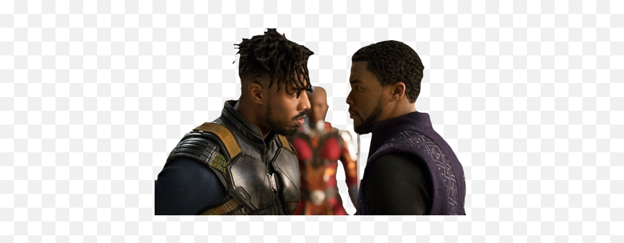 Download While Erik Killmonger Is The - T Challa And Killmonger Png,T'challa Png