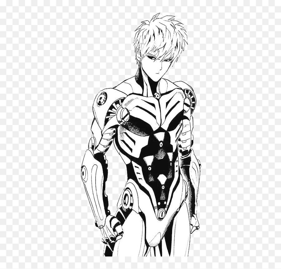 Pin By Saiharu - Man One Punch Man Anime One One Punch Man Colouring Png,Genos Png