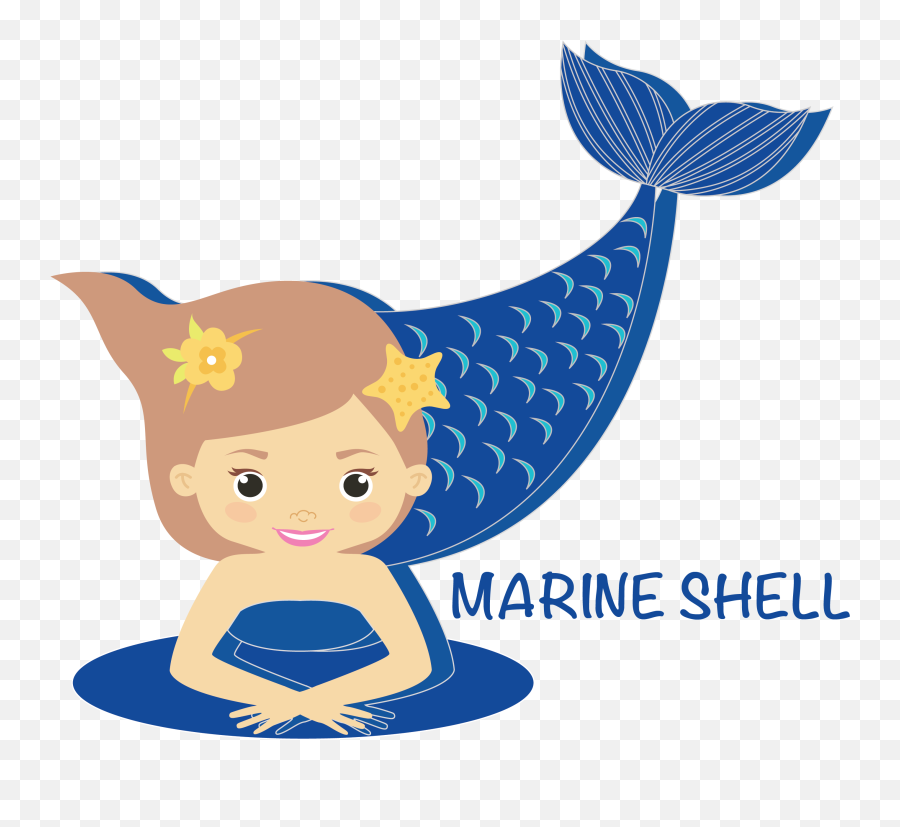 Marine Shell Logo Disney Princess Character - Mythical Creature Png,Shell Logo Vector