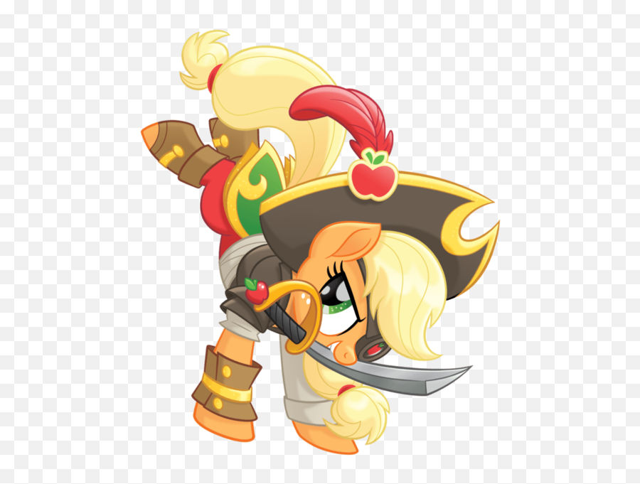 1528026 - Applejack Badass Clothes Earth Pony Eyepatch My Little Pony The Movie Applejack Pirate Png,Pirate Hat Transparent Background