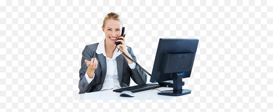 Telephone Receptionist Transparent Png - Telephone Receptionist,Receptionist Png