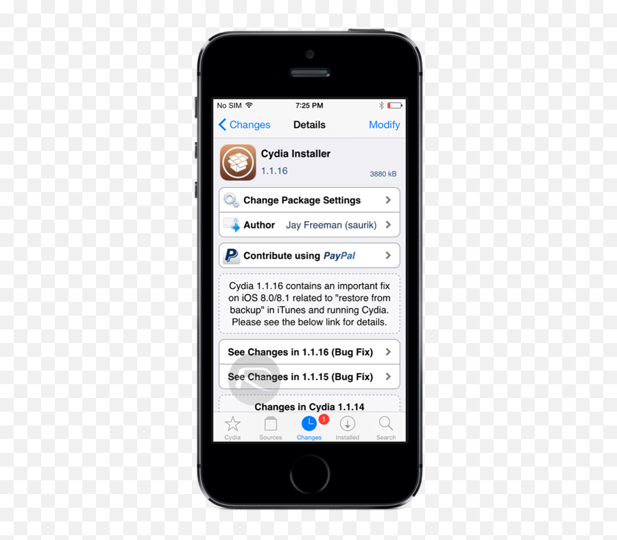 Cydia 1116 Released Hereu0027s What Is New And How To Update - Iphone Png,Cydia Icon Changer