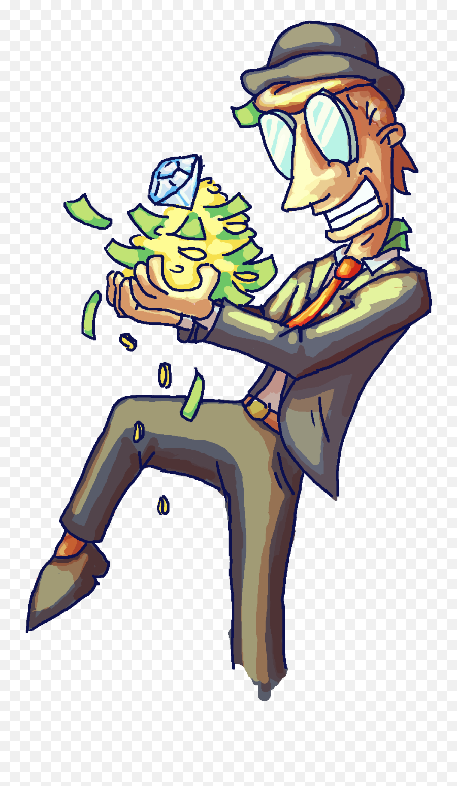 Banker Greed Transparent Png Clipart - Greedy Png,Greed Png