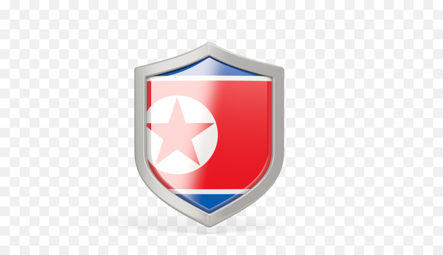 Shield Icon Illustration Of Flag North Korea - Vertical Png,Shield Icon Transparent