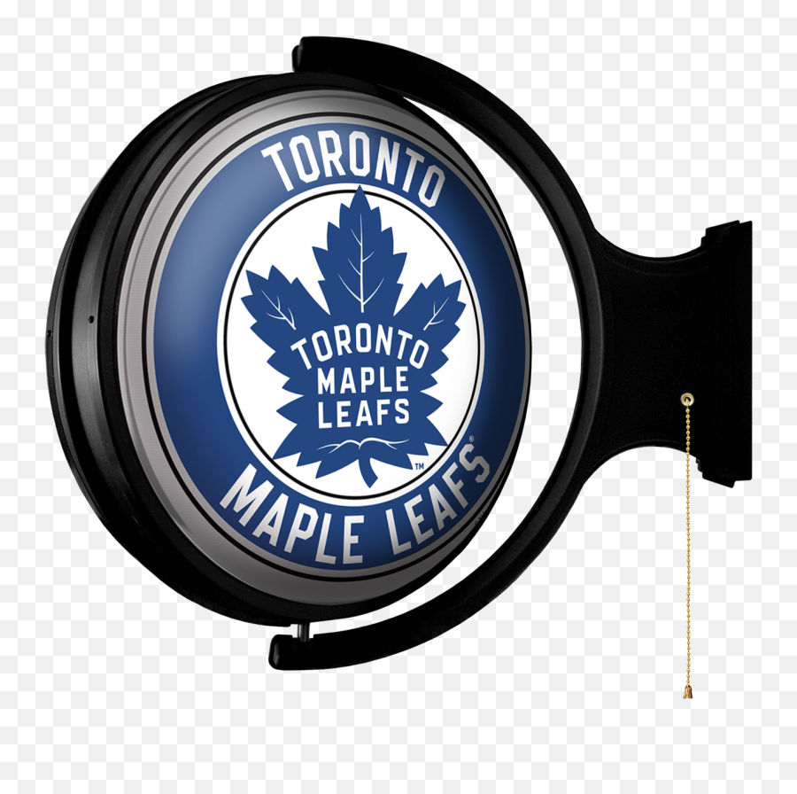 Toronto Maple Leaf Original Round Rotating Lighted Wall Sign - Solid Png,Leafs Icon