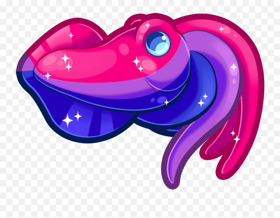 Squid And Bisexual Flag Png Icon