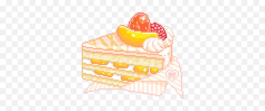 Pixel Dessert Food Cake Free Icon Of - Pastel Pixel Art Food Png,Dessert Icon