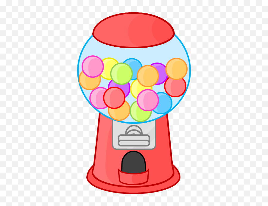 Red - Clipart Gumball Machine Png,Bubble Gum Png