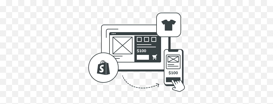 How To Make Your Shopify Store More Mobile - Friendly Language Png,Alone Icon No Background