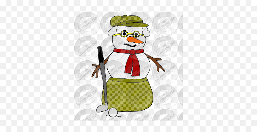 Grandpa Snowman Picture For Classroom Therapy Use - Great Gucci Web Mayfair Tote Png,Grandpa Icon