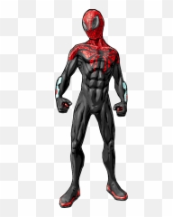 Spider - Man Standing Download Transparent PNG Image Arts Drawing