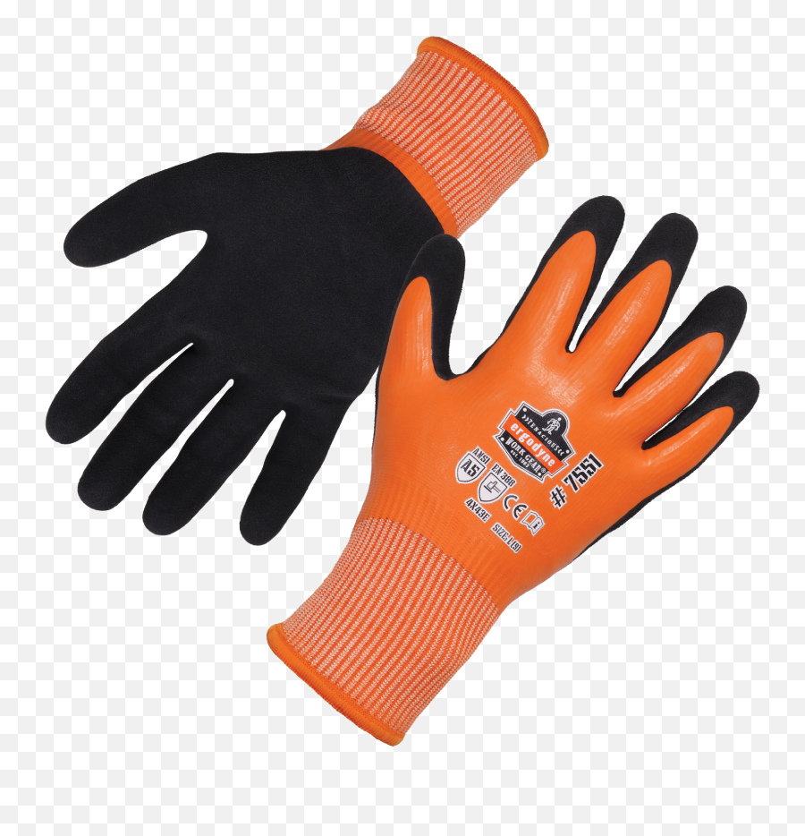 Coated Waterproof Winter Work Gloves - A5 Ergodyne Safety Glove Png,Custom Icon Variant Helmet