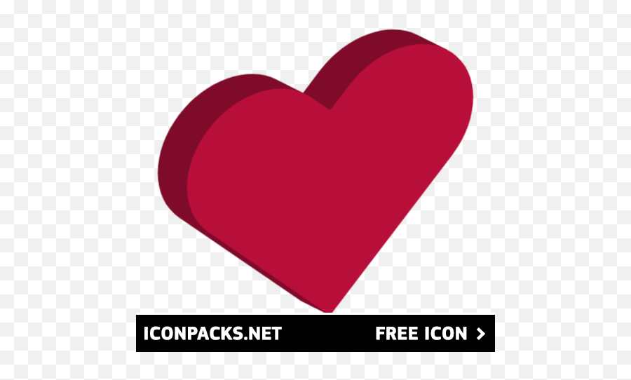 Free Isometric Red Heart Png Svg Icon Icons - Girly,Red Icon Pack