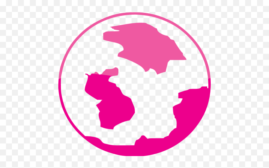 Web 2 Deep Pink Globe Icon - Free Web 2 Deep Pink Globe Globe Icon Grey Png,Earth Icon Pack