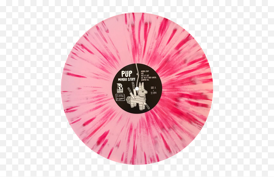 Pup - Morbid Stuff Colored Vinyl Vinyl Record Art Cool Pink Vinyl Record Png,Lana Del Rey Icon Tumblr