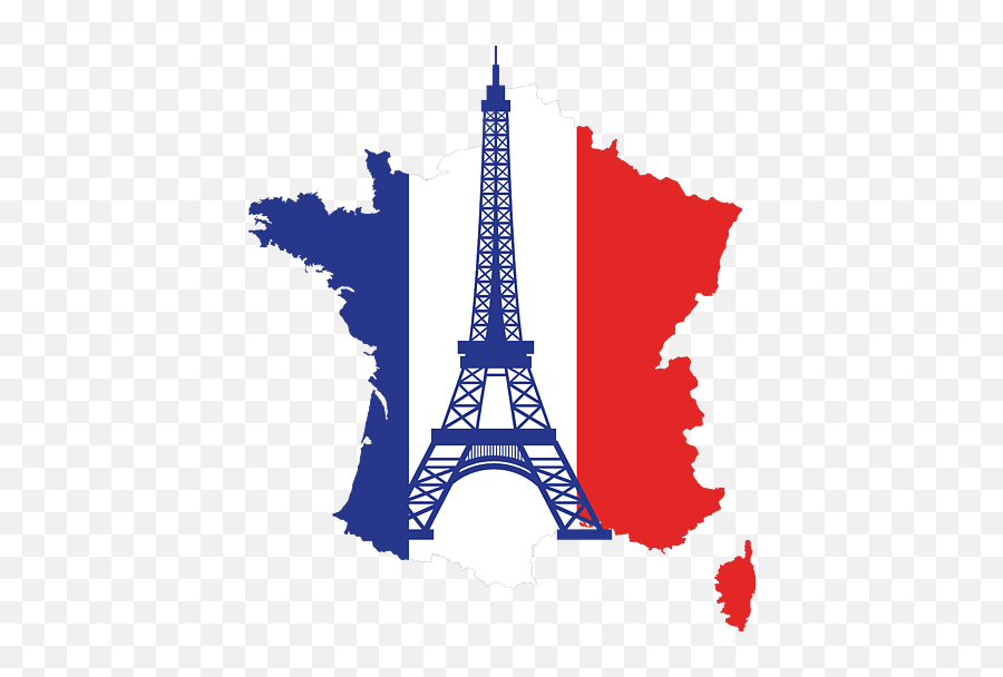 Paris Eiffel Tower Franch French Flag T - Shirt For Sale By Mud Bear Cafe Png,Eiffel Tower Icon For Facebook
