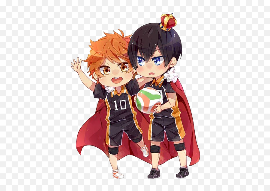 Hinata And Kageyama Chibi Puzzle - Tobio Kageyama Png,Hinata Icon