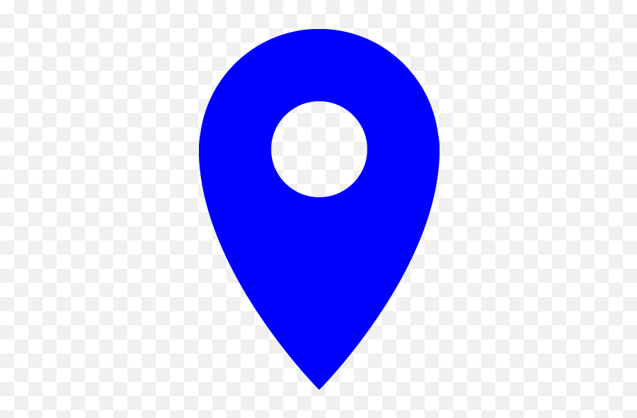 Blue Pin 8 Icon - Free Blue Pin Icons Blue Pin Location Icon Png,Safety Pin Icon