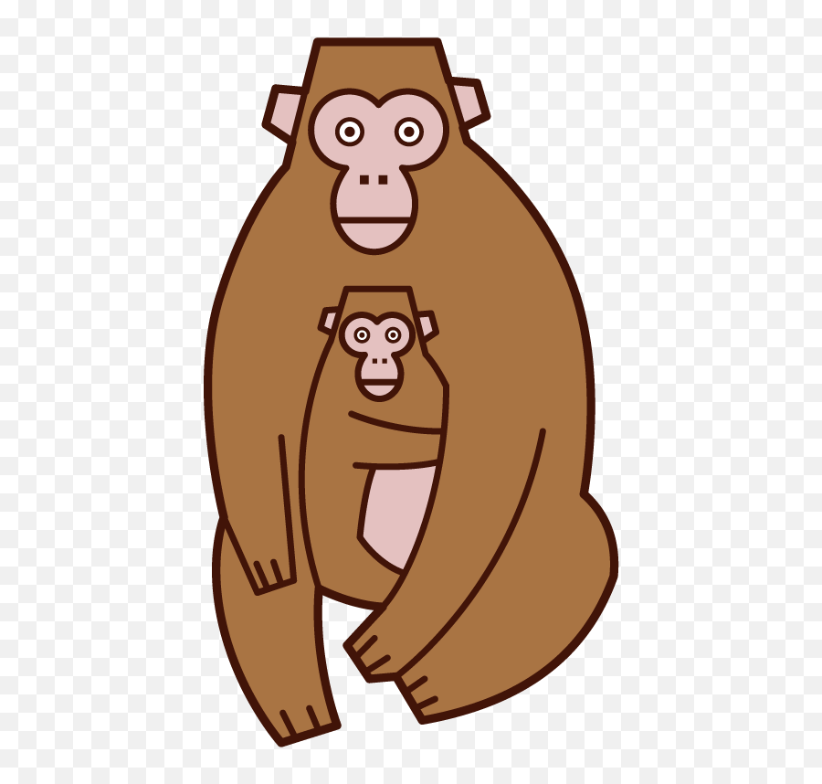 Monkey Illustration Kukukeke - Happy Png,Icon Monkey Smile