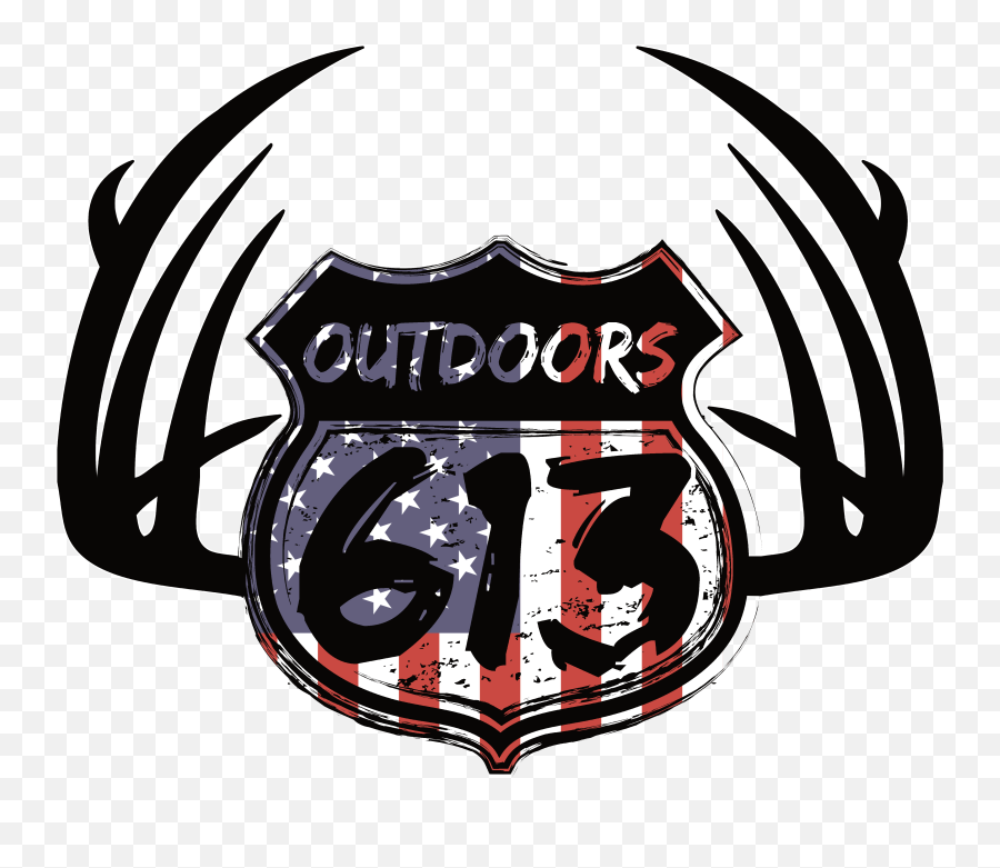 613 Outdoors Logo American Flag - Emblem Png,American Flag Logo