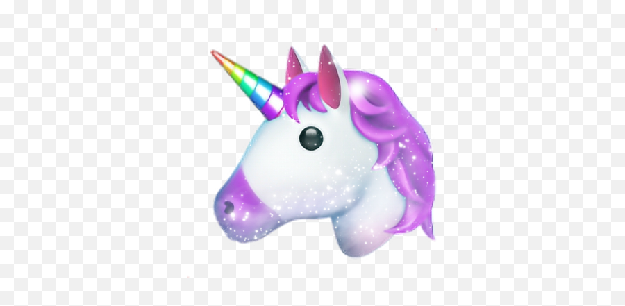 Download Hd Unicorn Emoji Emojis Glitter Horse Png - Emojis De Iphone Unicornio,Emojis Png