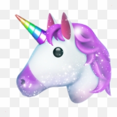 Download Hd Unicorn Emoji Emojis Glitter Horse Png - De Iphone Unicornio