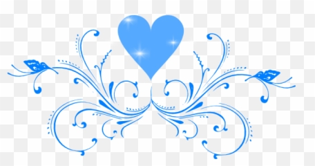 Scroll Svg Clip Arts 600 X 318 Px - Blue Wedding Border Design png