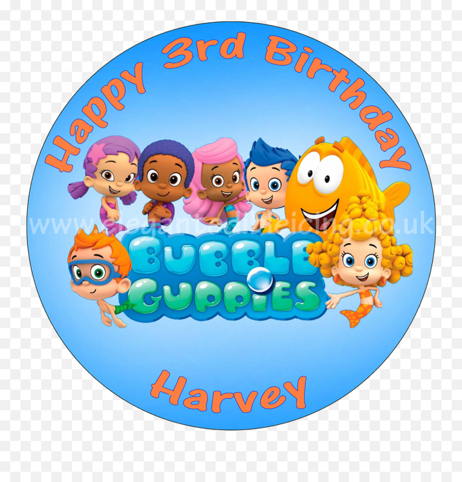 Personalised Edible Cake Topper - Bubble Guppies Png,Bubble Guppies Png