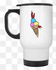 Gucci Mane Ice Cream Tattoo White Travel Mug - Sticker Png,Gucci Mane Png