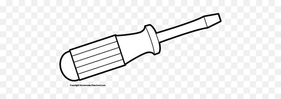 Clip Art Free Download Tools Clipart - Screwdriver Black And White Png,Screw Driver Png
