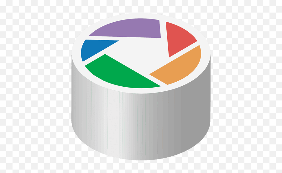 Picasa Isometric Icon - Circle Png,Picasa Logo
