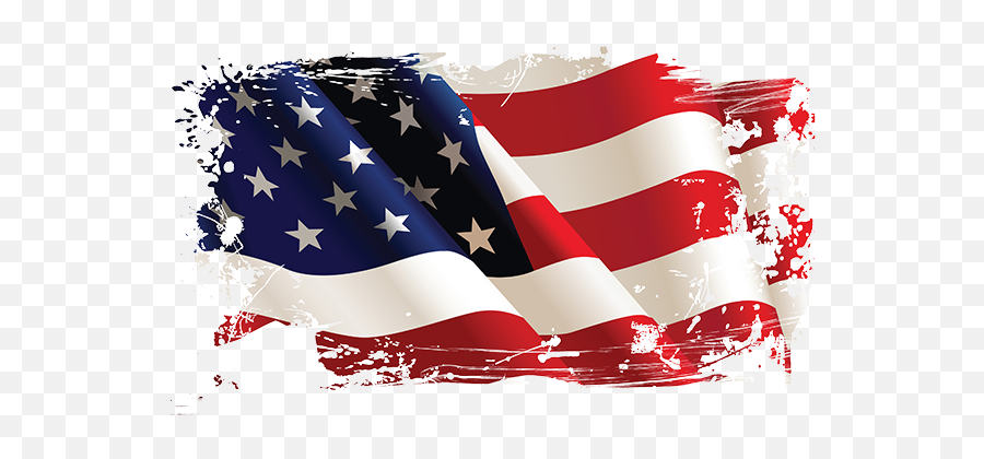 Download Hd Flag Clipart Baseball Bat - Waving American Flag Vector Png,American Flag Waving Png