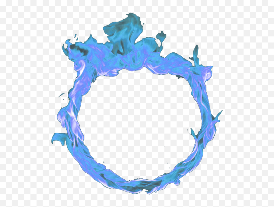 Fire Blue Flames Lit Colored 3d - Transparent Blue Fire Png