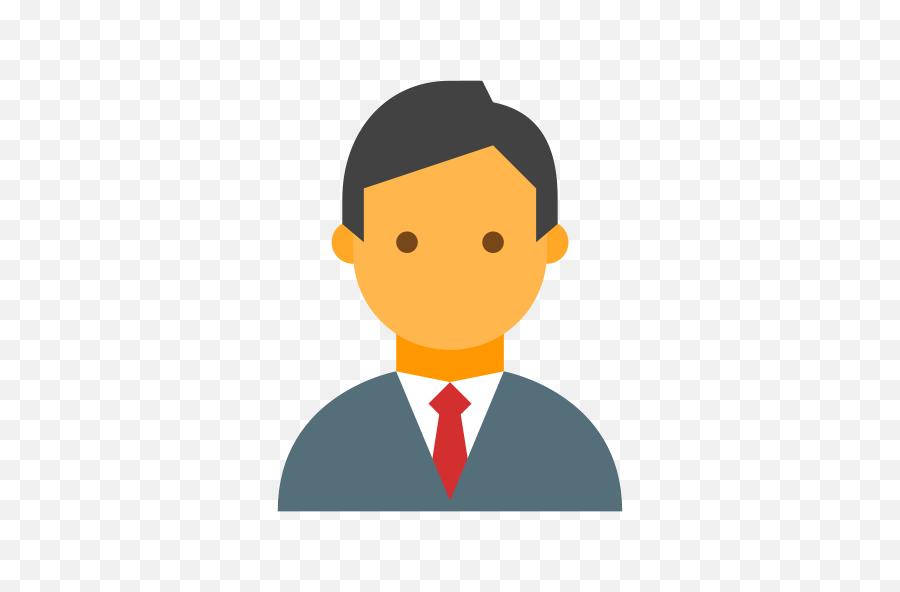 Businessman Icon - Free Download Png And Vector Office Worker Icon Vector,Business Man Png